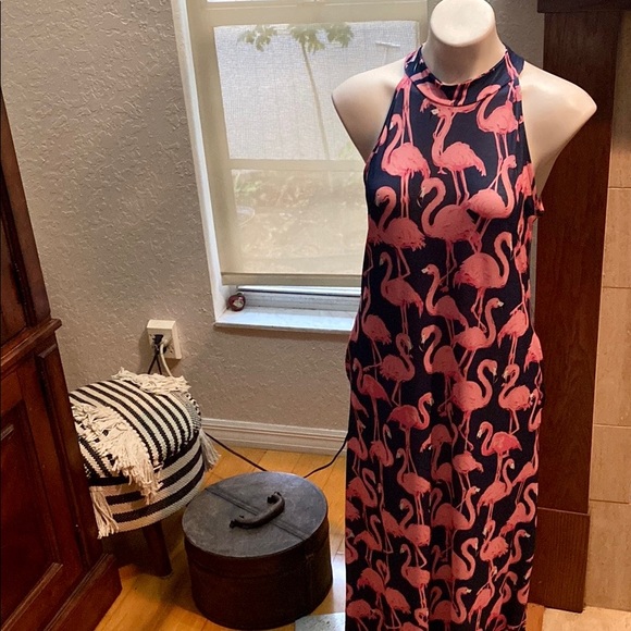 Simply Southern Flamingo Print Halter 